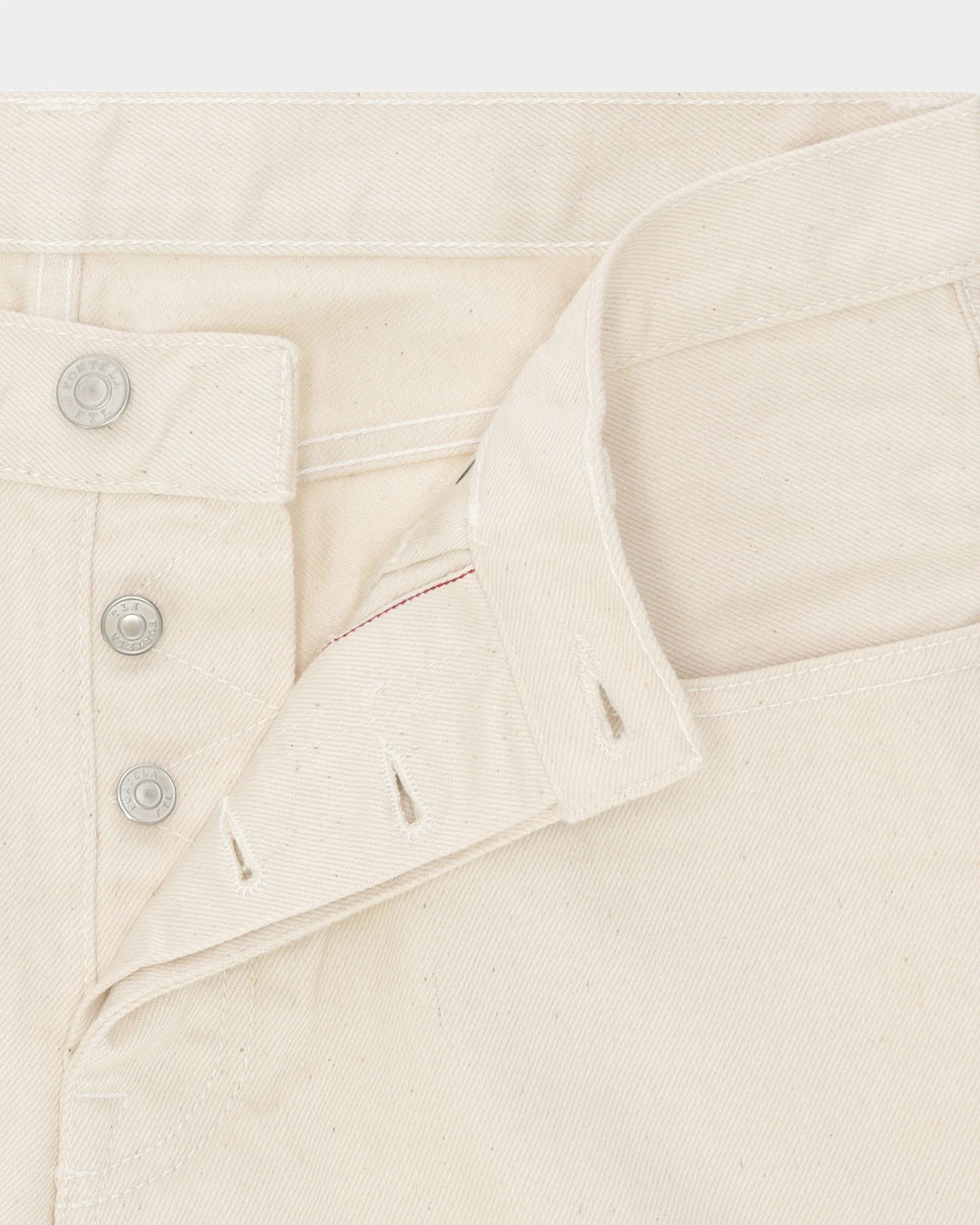 965 John Japanse Selvedge Denim 5-pocket Regular Fit Ecru - L33''