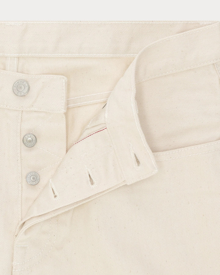 965 John Japanse Selvedge Denim 5-pocket Regular Fit Ecru - L33''