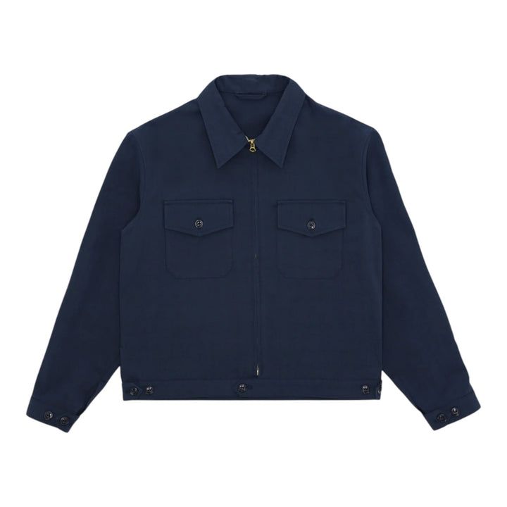 Albert Katoenen Jas Blauw