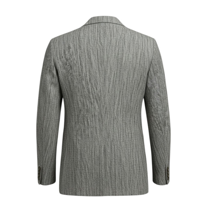 Blazer Special Print in bruin katoen