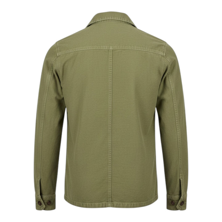 Acadia Overhemd met Lange Mouwen Linnenmix Military