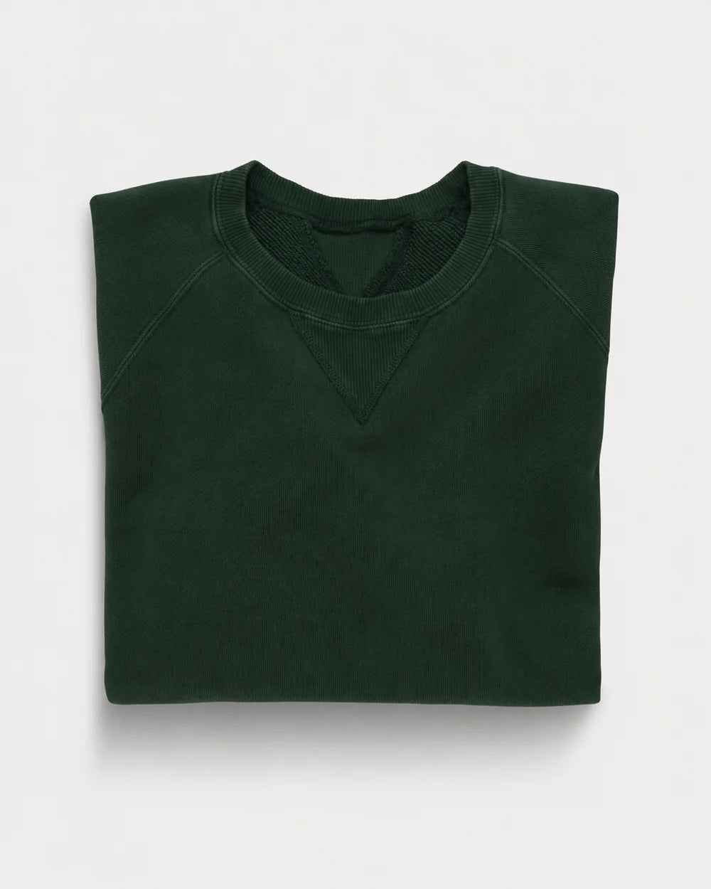 HARVARD CREWNECK SWEATSHIRT IN GEBORSTELD JERSEY RAGLAN CUT BOTTLE