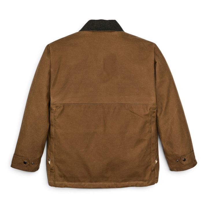 Waxed Barn Coat Dark Tan