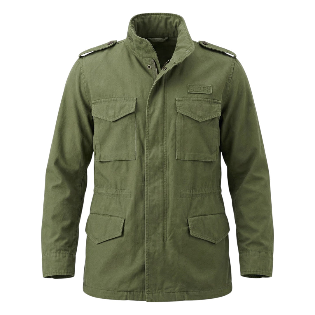 Field Jacket Lange Mouwen Travis Gabardine Groen