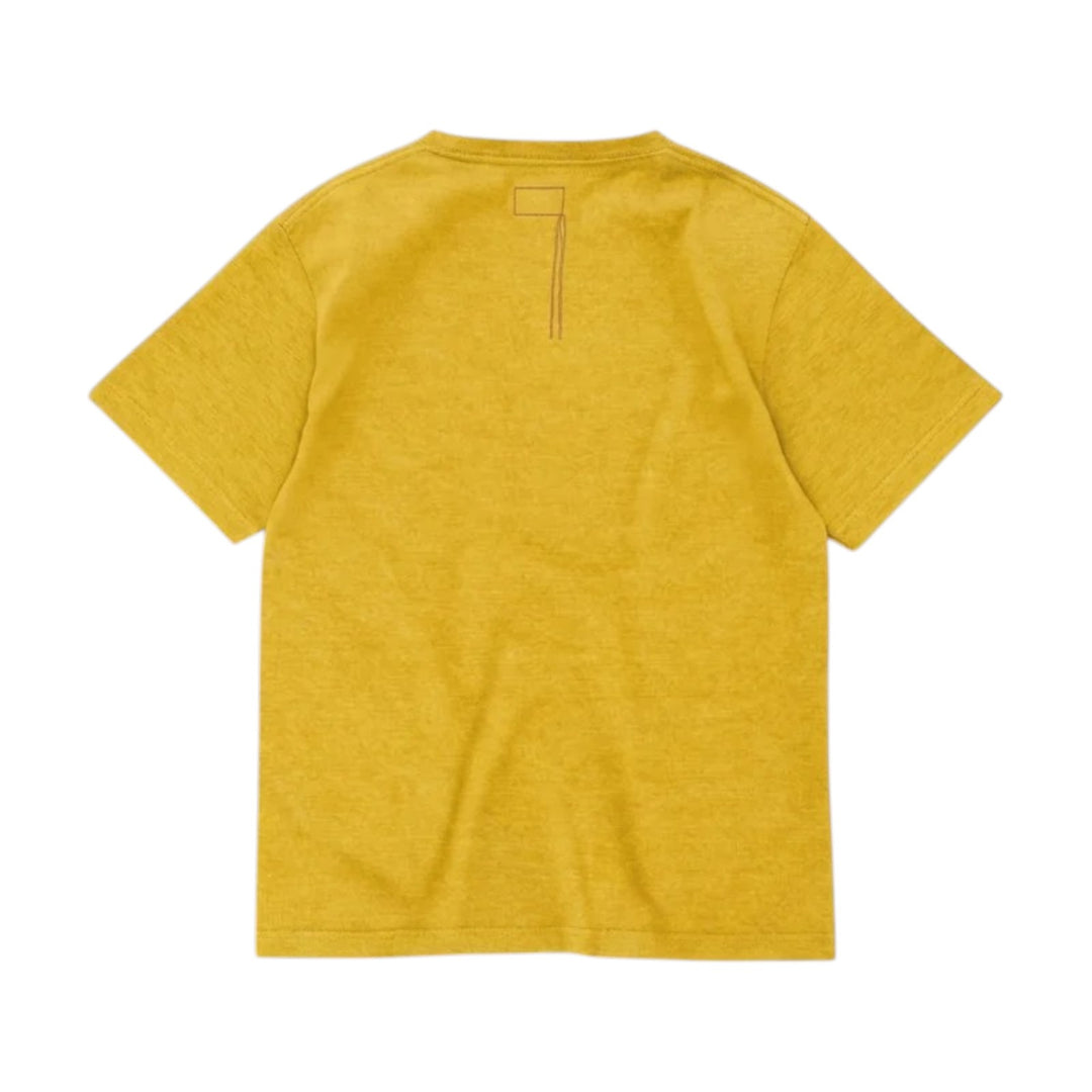 Teepocket T-shirt met borstzak van katoen Mustard Giallo