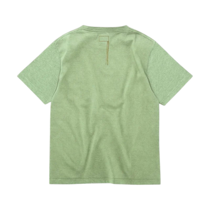 Tubejp T-shirt met borstzak van katoen Lobster Sage Groen