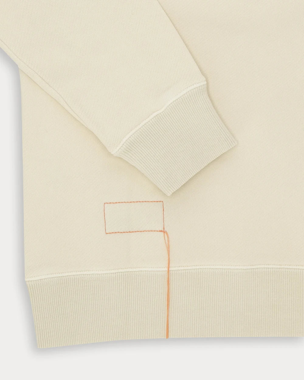 HARVARD SWEATSHIRT MET RONDE HALS IN GEBORSTELD JERSEY RAGLANMOUWEN WHITE
