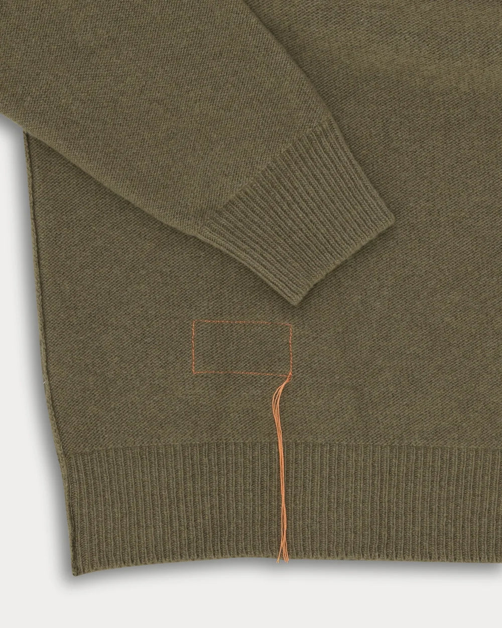 HARVARD RONDE HALS TRUI WOL RAGLANMOUWEN ARMY GREEN