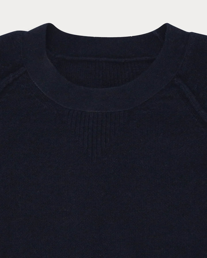 HARVARD RONDE HALS TRUI WOL RAGLANMOUWEN NAVY