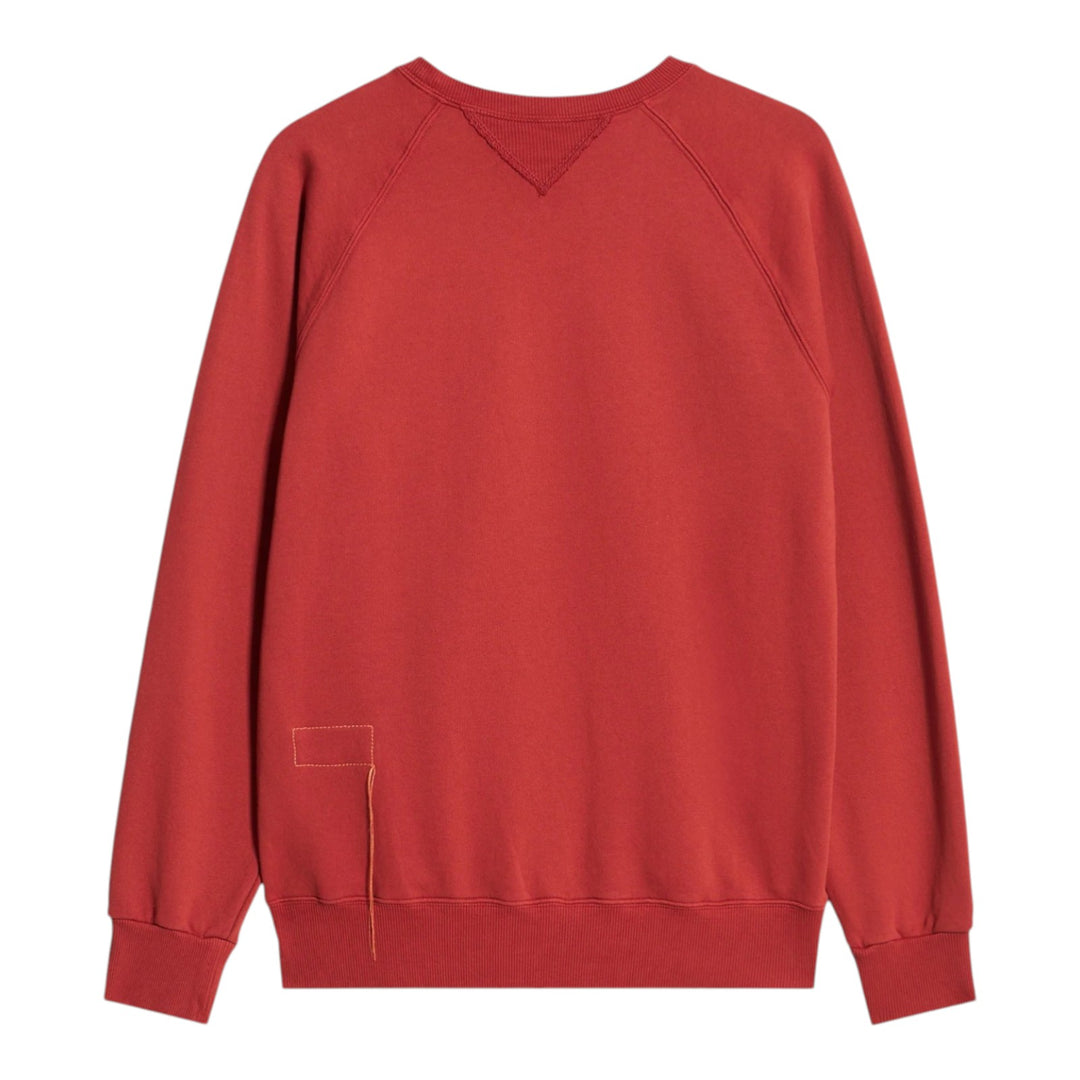 Harvard Sweatshirt met ronde hals in geborstelde jersey met raglan snit Lobster