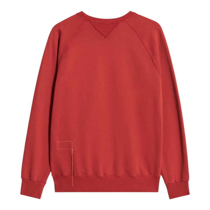 Harvard Sweatshirt met ronde hals in geborstelde jersey met raglan snit Lobster