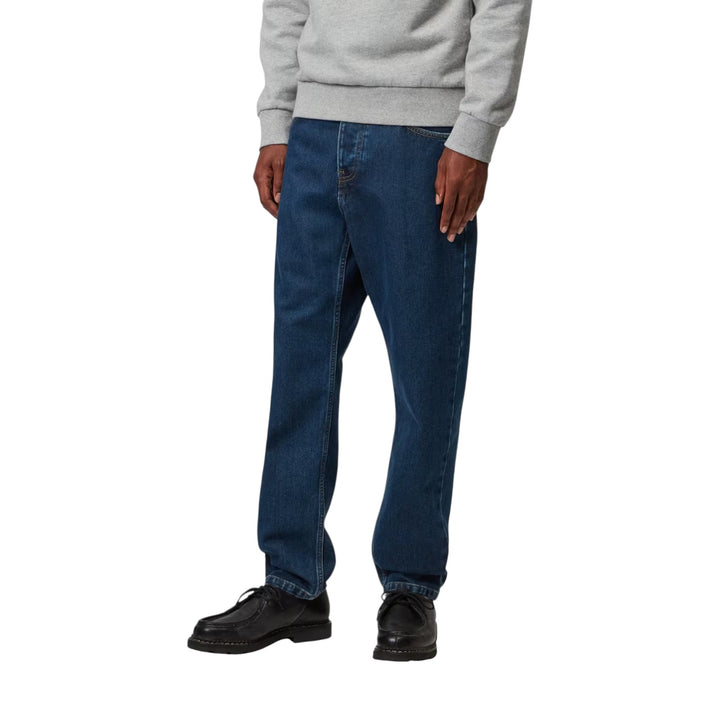 Newel Pant Blauw Stone Washed