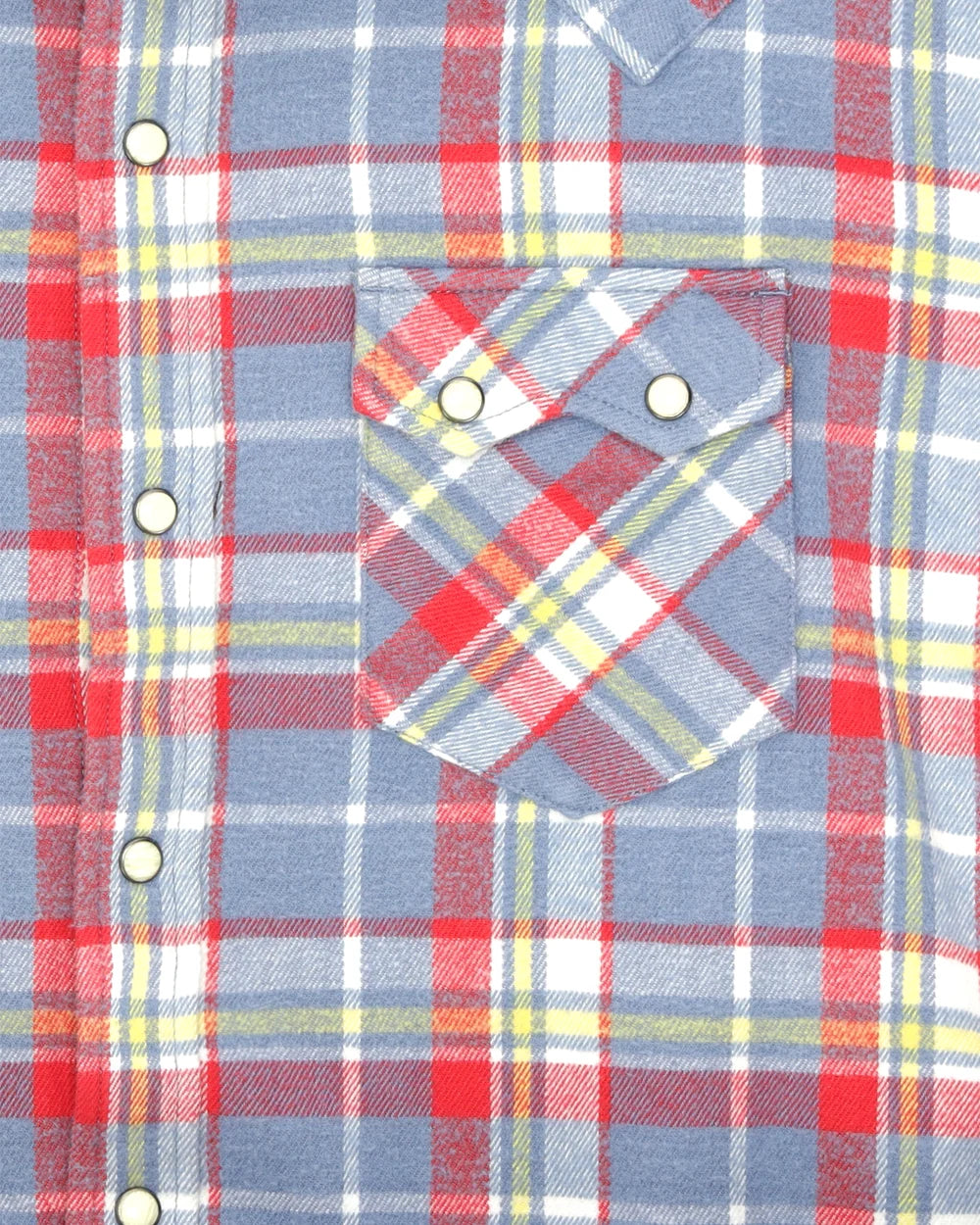 JOSH WESTERN OVERHEMD GERUIT KATOEN RED/GREY