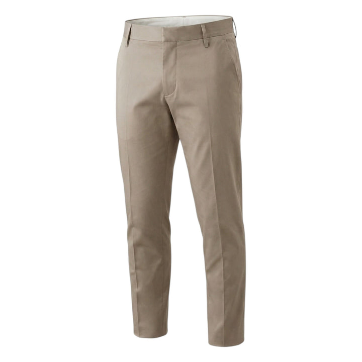 Slim Korte Pantalon met Amerikaanse zakken - Taupe