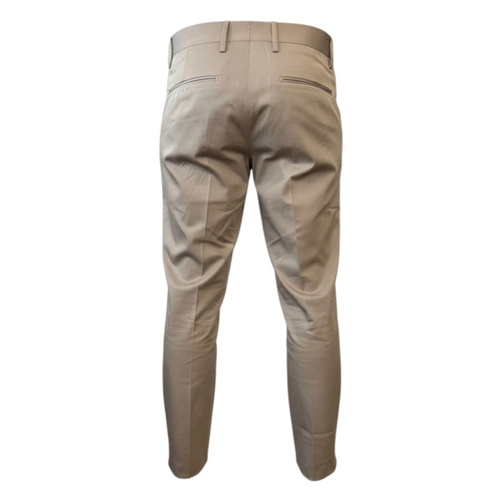 Slim Korte Pantalon met Amerikaanse zakken - Taupe