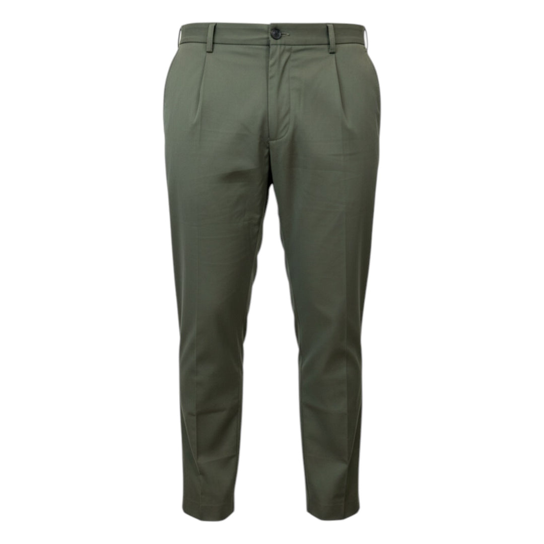 Ultralight Broek met Elastiek en Pinces Military Green