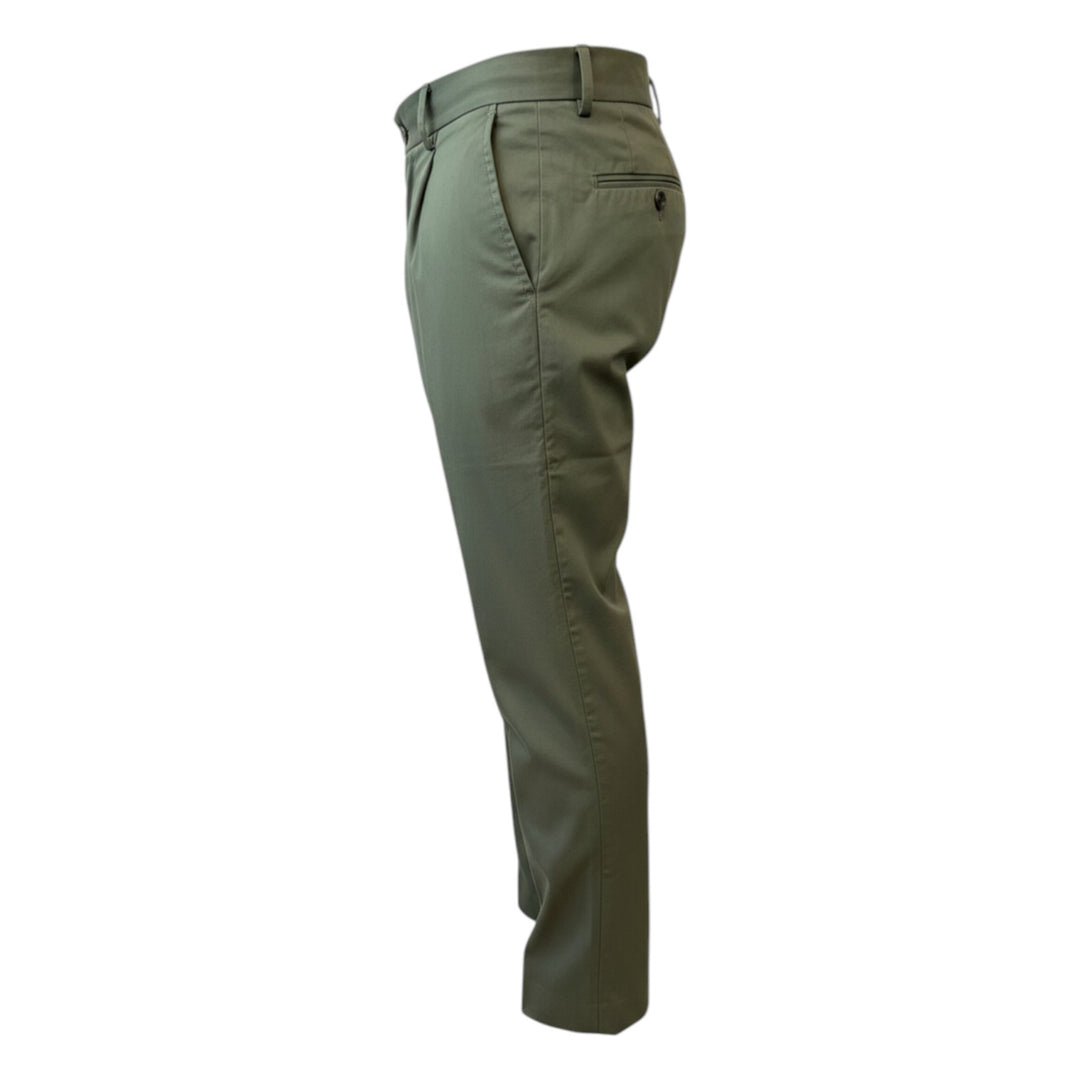Ultralight Broek met Elastiek en Pinces Military Green