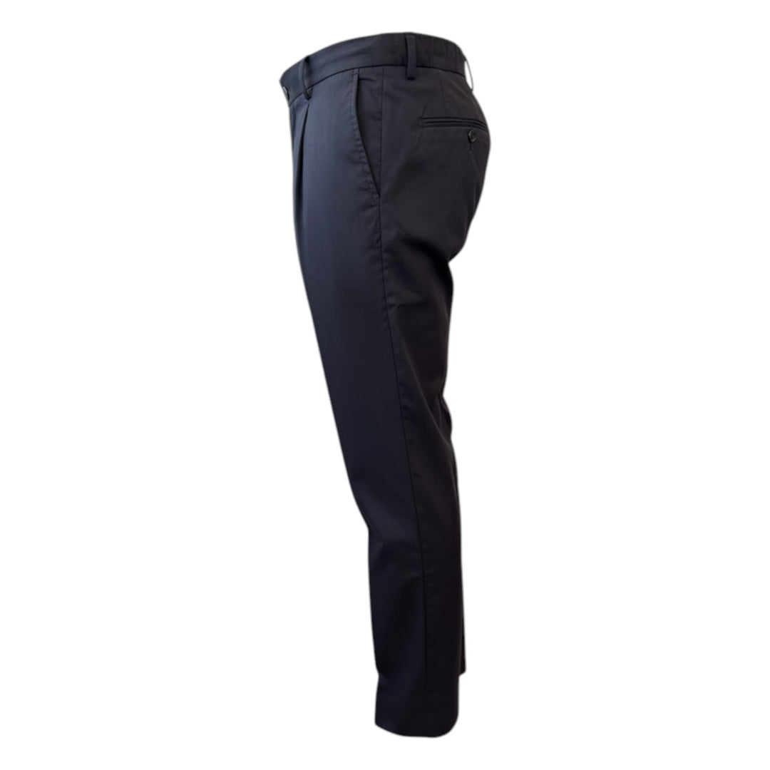 Ultralight Pantalon met Elastiek en Plooien Night Blue