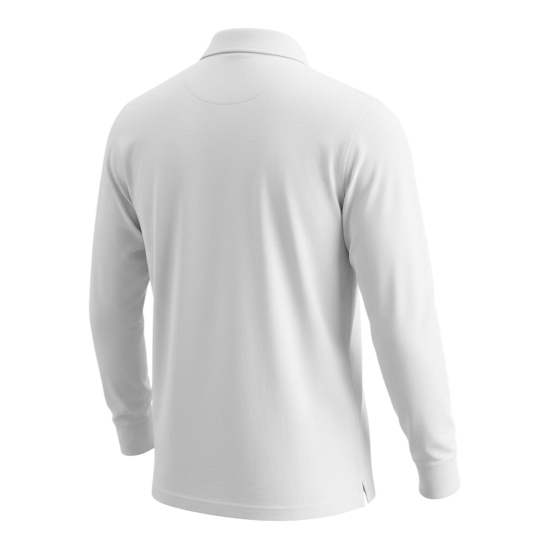 Polo Lange Mouw York Jersey White