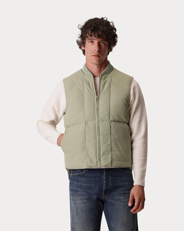 ROCKET GILET IN NYLON LIGHT GREEN