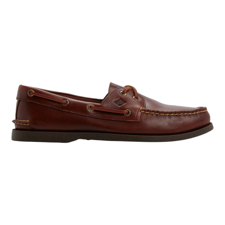 Sperry Authentic Original 2-eye bootschoen in echt bordeauxrood leer