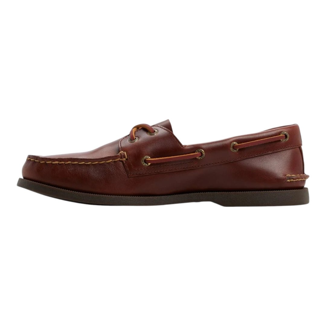 Sperry Authentic Original 2-eye bootschoen in echt bordeauxrood leer