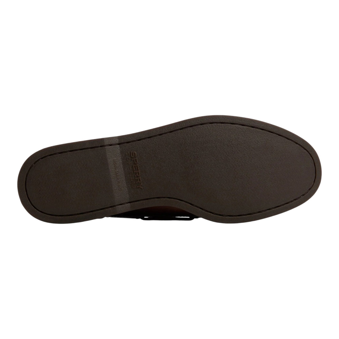 Sperry Authentic Original 2-eye bootschoen in echt bordeauxrood leer
