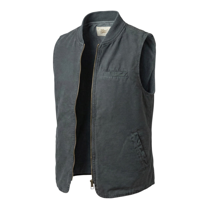 Bodywarmer Bear Linnenmix Navy