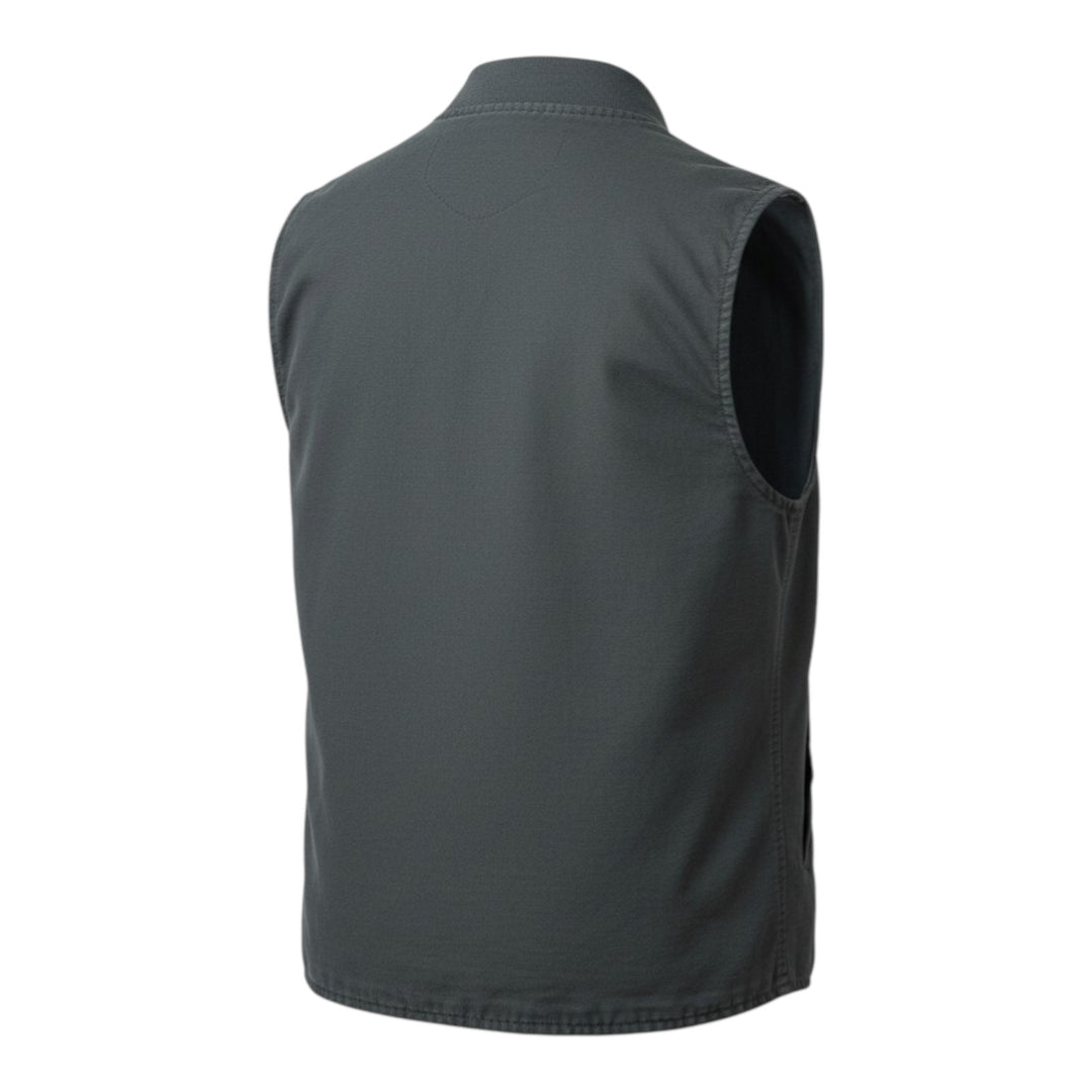 Bodywarmer Bear Linnenmix Navy
