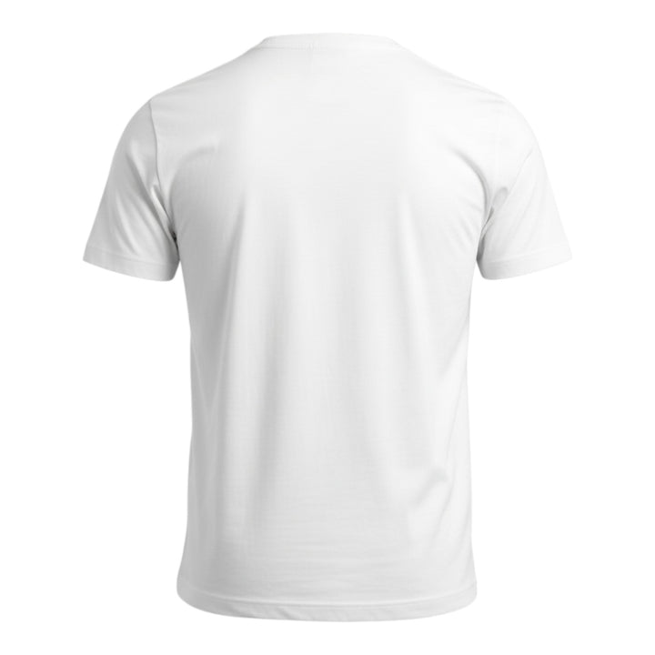 T-Shirt Ronde Hals Jersey Comfort Optisch Wit
