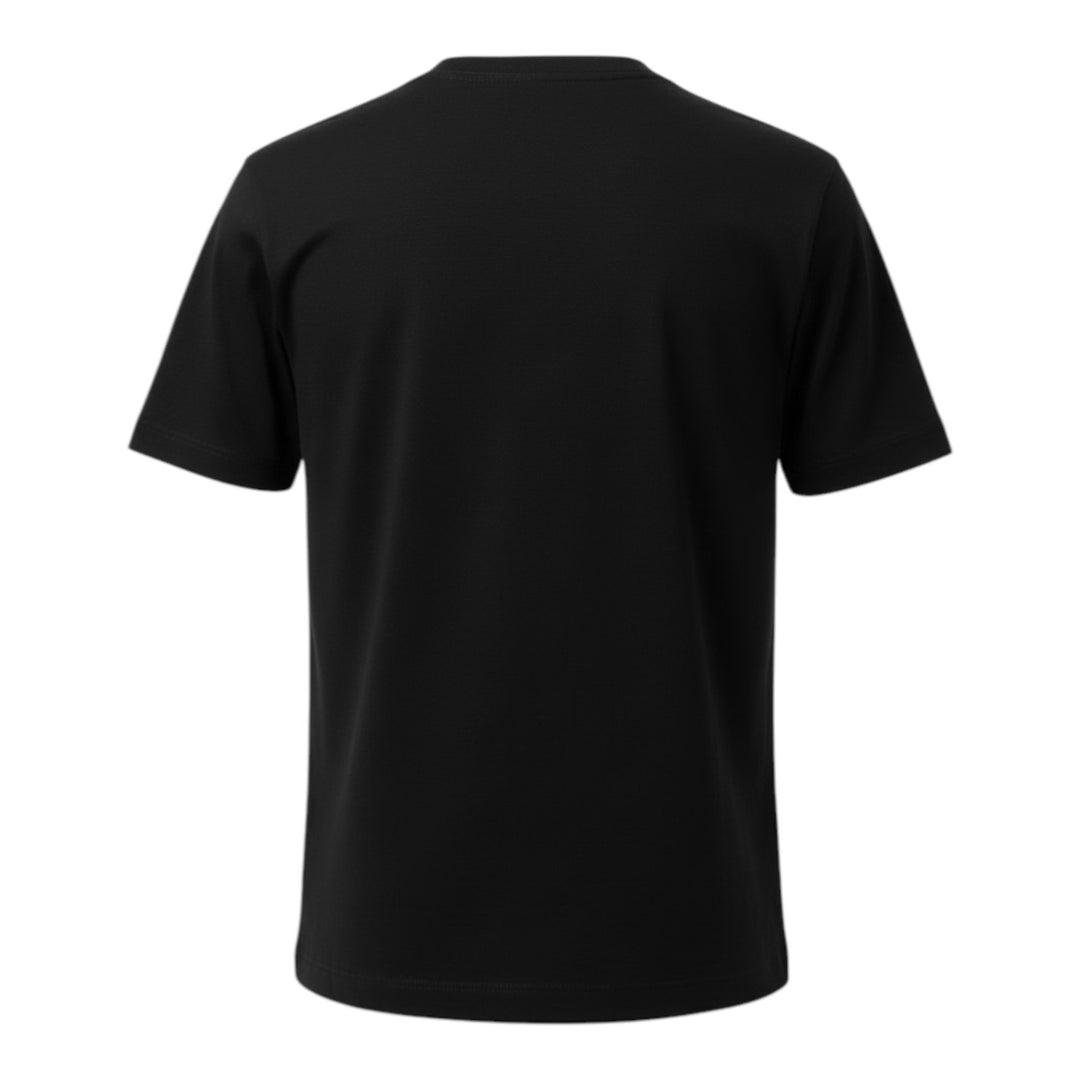 T-Shirt met Ronde Hals Comfort Jersey Zwart