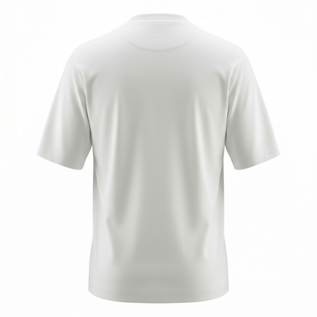 Premium T-shirt met Wafelstructuur Wit