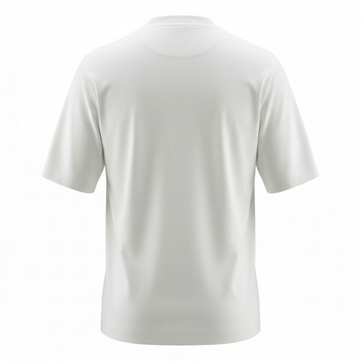 Premium T-shirt met Wafelstructuur Wit