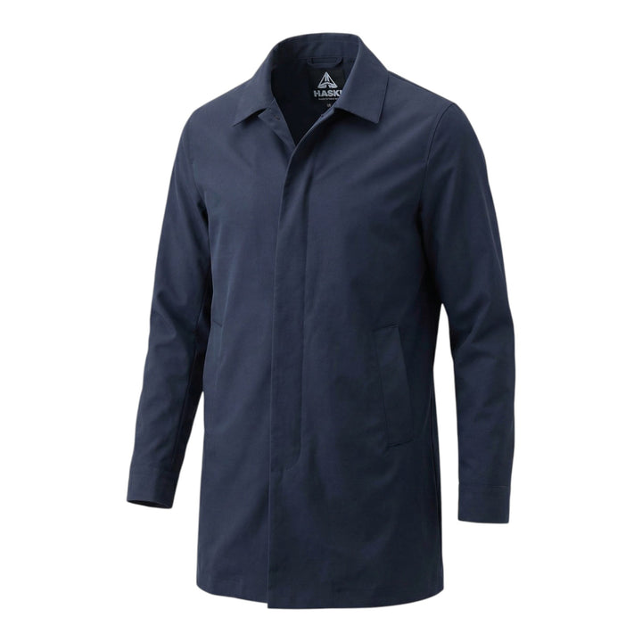 Katoenen Trench Blauw