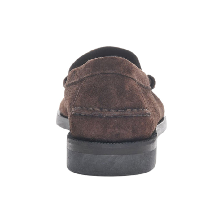 Herenloafers van echt suède Goodyear bruin