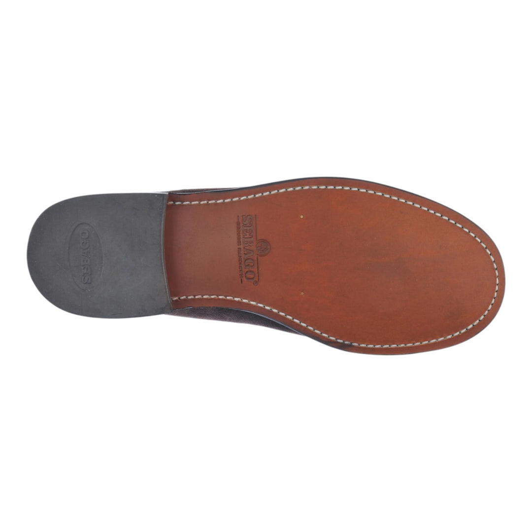 Herenloafers van echt suède Goodyear bruin