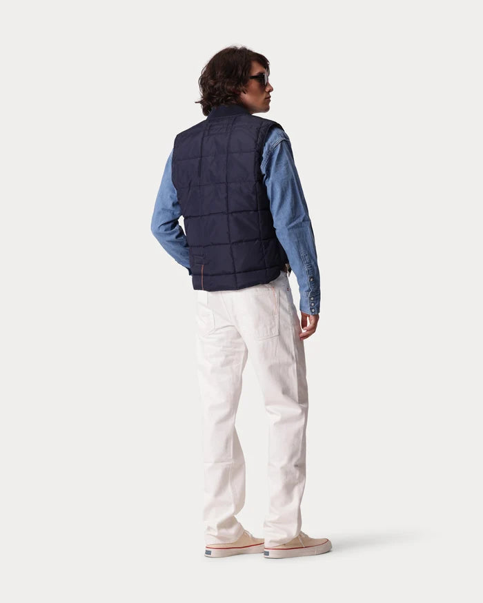 VEST1 GILET IN NYLON BLUE