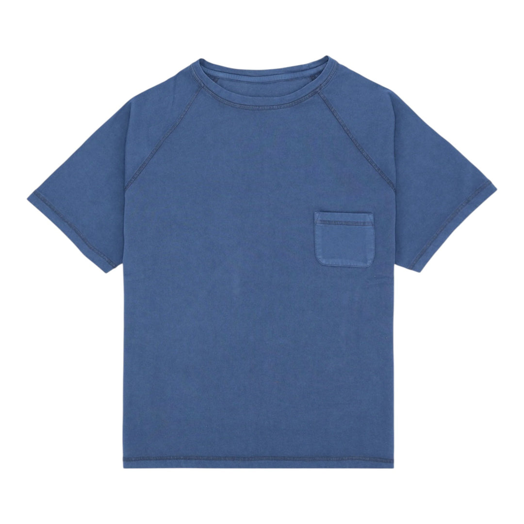 Vermont T-Shirt in Jersey met Indigo Zakje