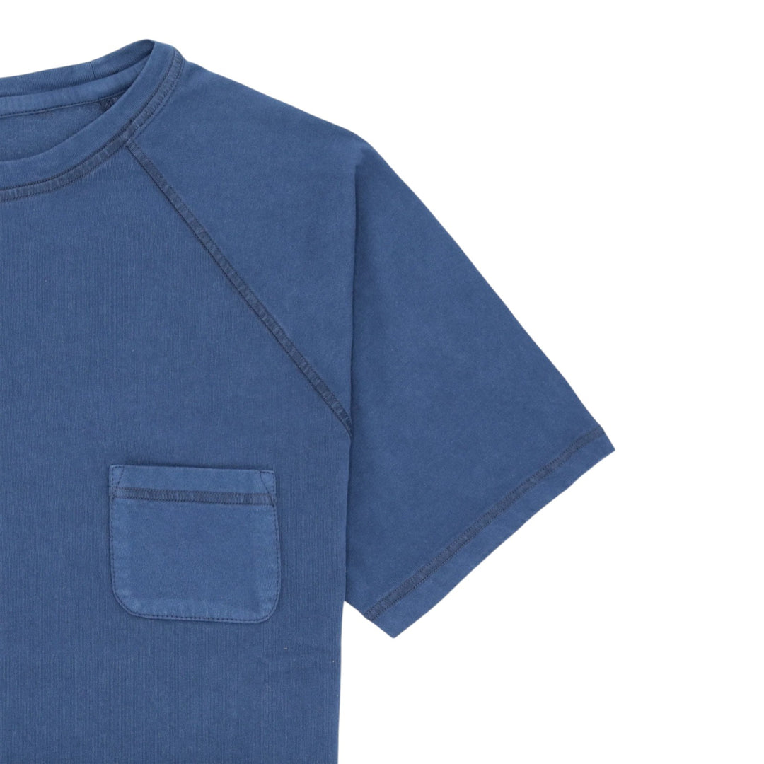 Vermont T-Shirt in Jersey met Indigo Zakje