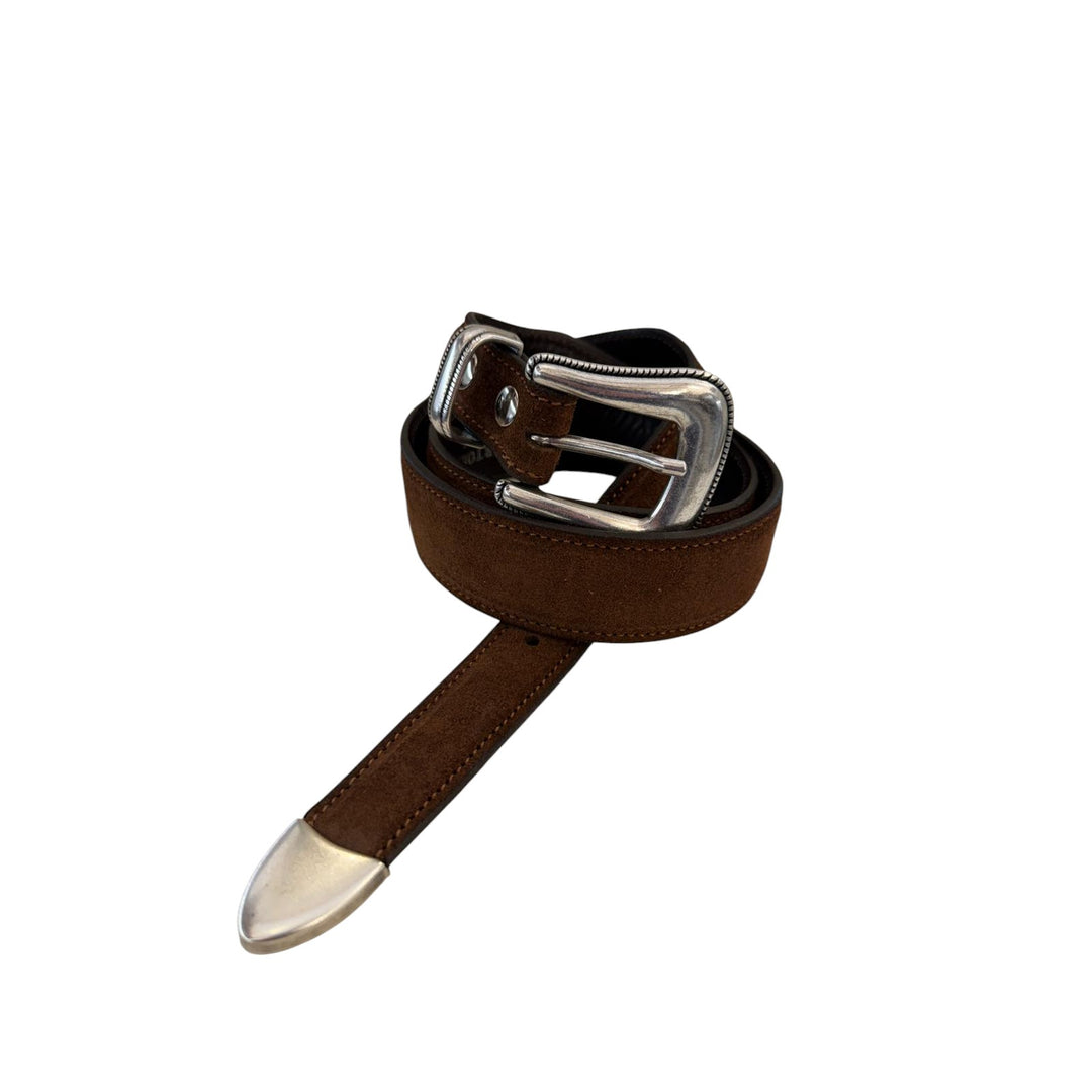 SUÈDE RIEM COGNAC
