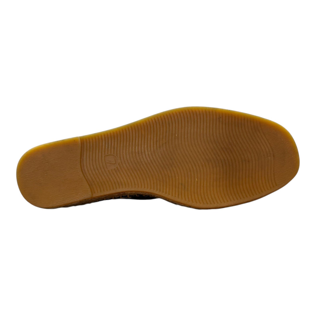 Espadrilles van echt suède met rubberen zool navy blauw