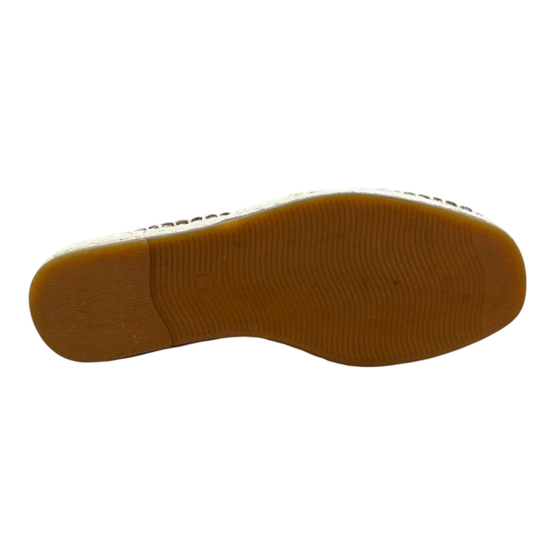 Espadrilles van Echt Suède met Rubberen Zool Bruin
