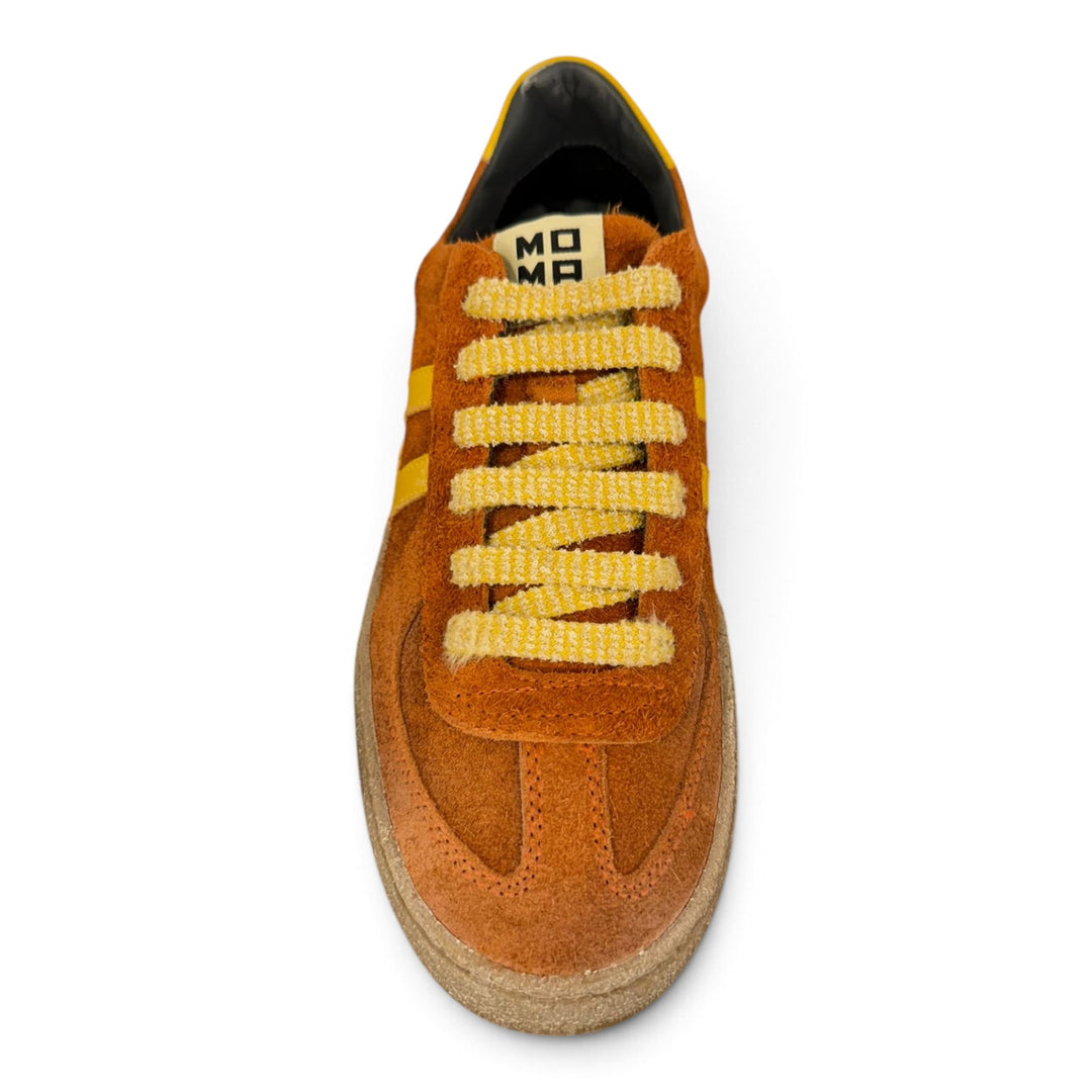 SNEAKERS KAZAN ECHT SUÈDE LEER ORANJE