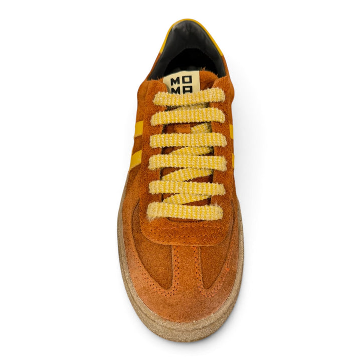 SNEAKERS KAZAN ECHT SUÈDE LEER ORANJE