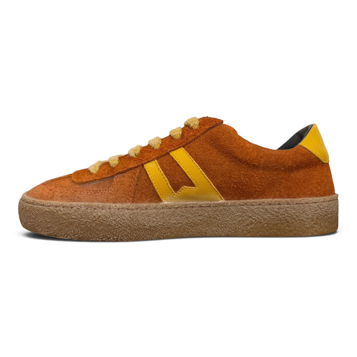 SNEAKERS KAZAN ECHT SUÈDE LEER ORANJE