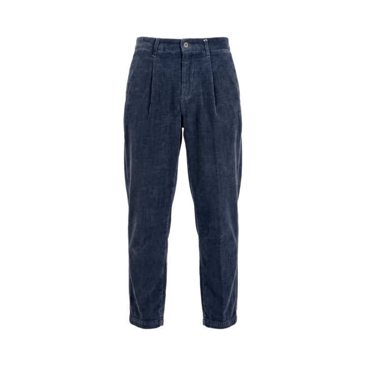 Aiburai PANTALONE URANO FUSTAGNO DENIM NAVY STONE Blu - foto 1
