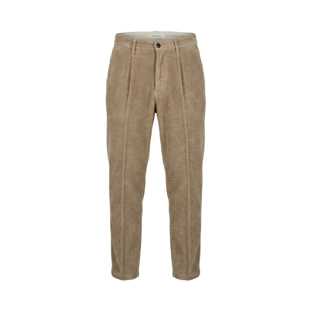 Aiburai PANTALONE URANO VELLUTO COLONIALE Beige - foto 1
