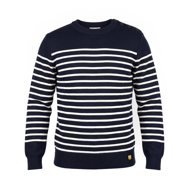 Armor lux Pull marin Molène Héritage Homme Navire/Nature Blu Marino/Naturale Blu - foto 1