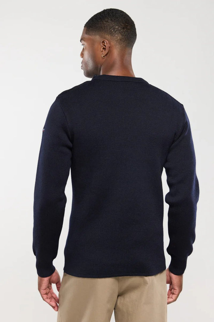 Armor lux Pull marin uni Fouesnant Homme Navire Blu Marino Blu - foto 4