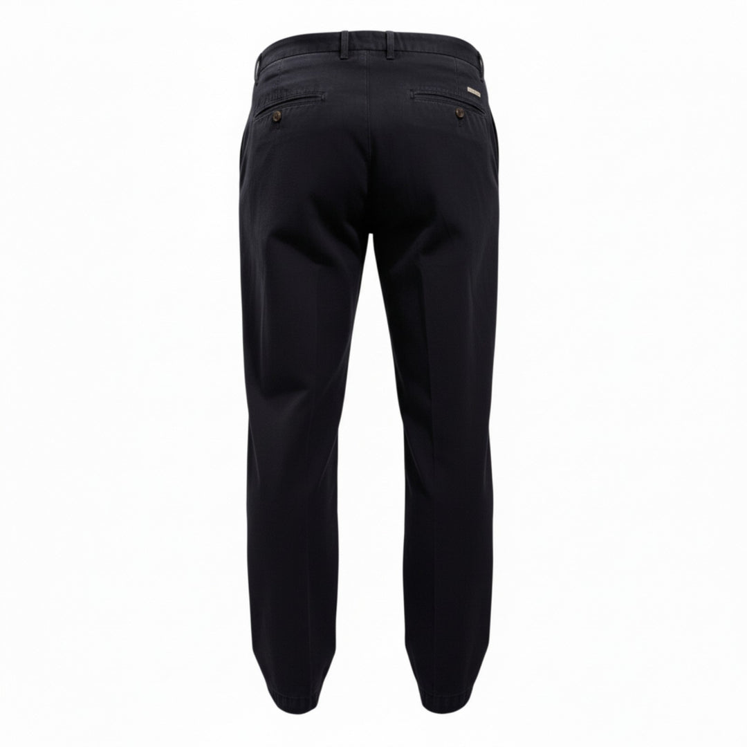 PORTOBELLO PANTALON in BLAUW KATOEN